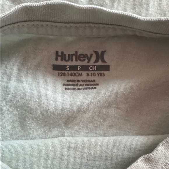 Hurley Light Gray Surf Taco Tuesday Graphic Beach Tee Size 8 Years Old Surfer - Picture 4 of 5